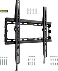 VonHaus TV Wall Bracket for 32-75" Screens, Ultra-Slim TV Bracket with Spirit Level, Flat to Wall Mount, 55kg Capacity, Max VESA : 400x400 mm