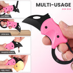FUNBRO Small Pocket Knife, Cool Box Cutter with 1.34 Inch Sharp Blade