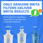 Brita X-Large 27 Cup Water Dispenser, Includes 1 Filter, Black