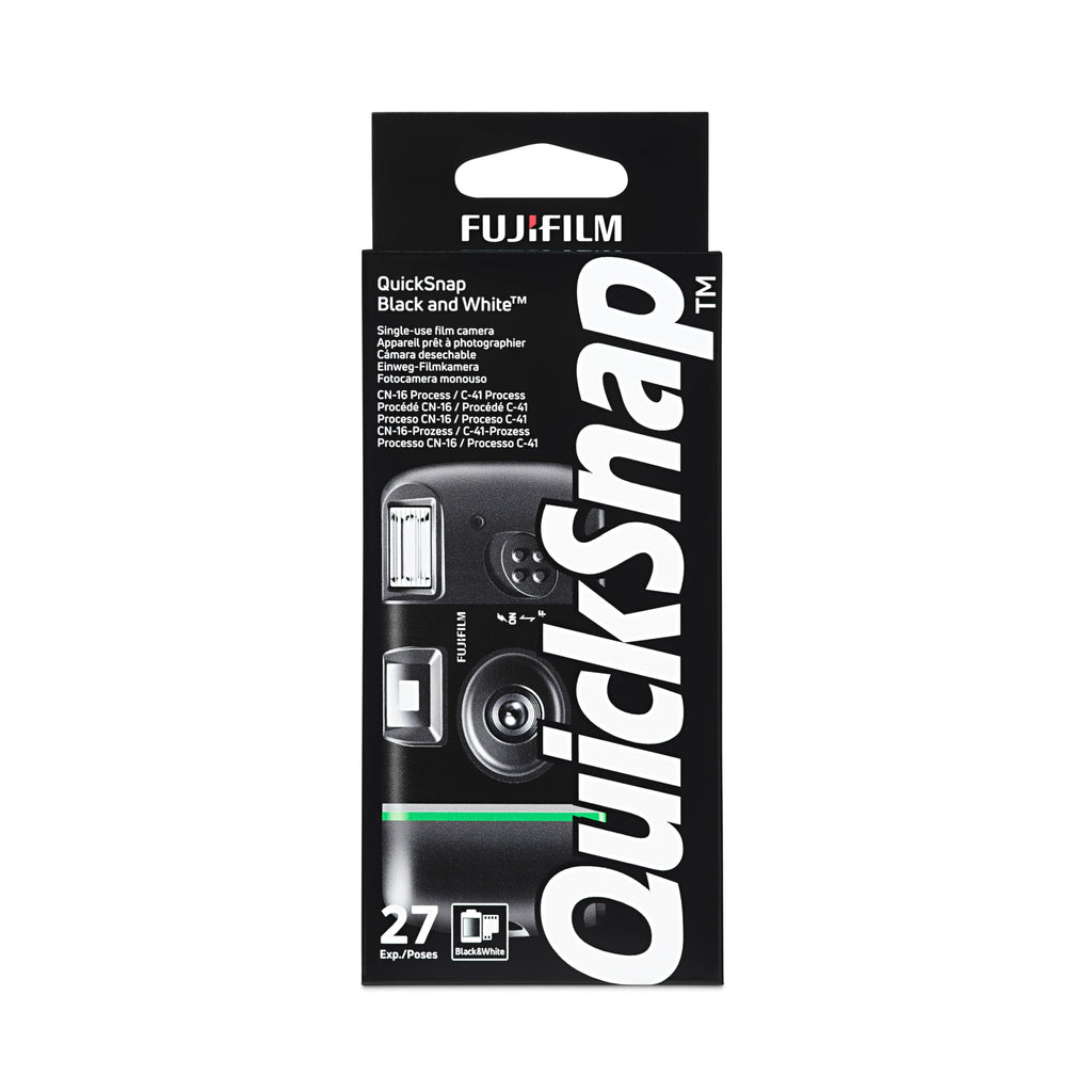 Fujifilm Quicksnap 27 exposure, FUJICOLOR 400 ISO speed film camera, with Built-in flash