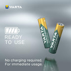 VARTA Batteries AAA, rechargeable, Pack of 16, Power on Demand, 1000 mAh