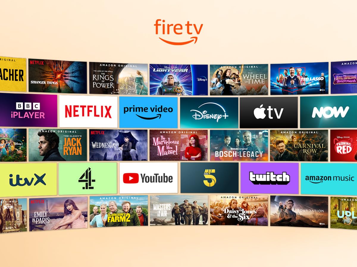 TCL 32SF560-UK 32 Inch Full HD QLED HDR Smart TV with Fire TV Press & Ask Alexa, Metallic Bezel-Less Design