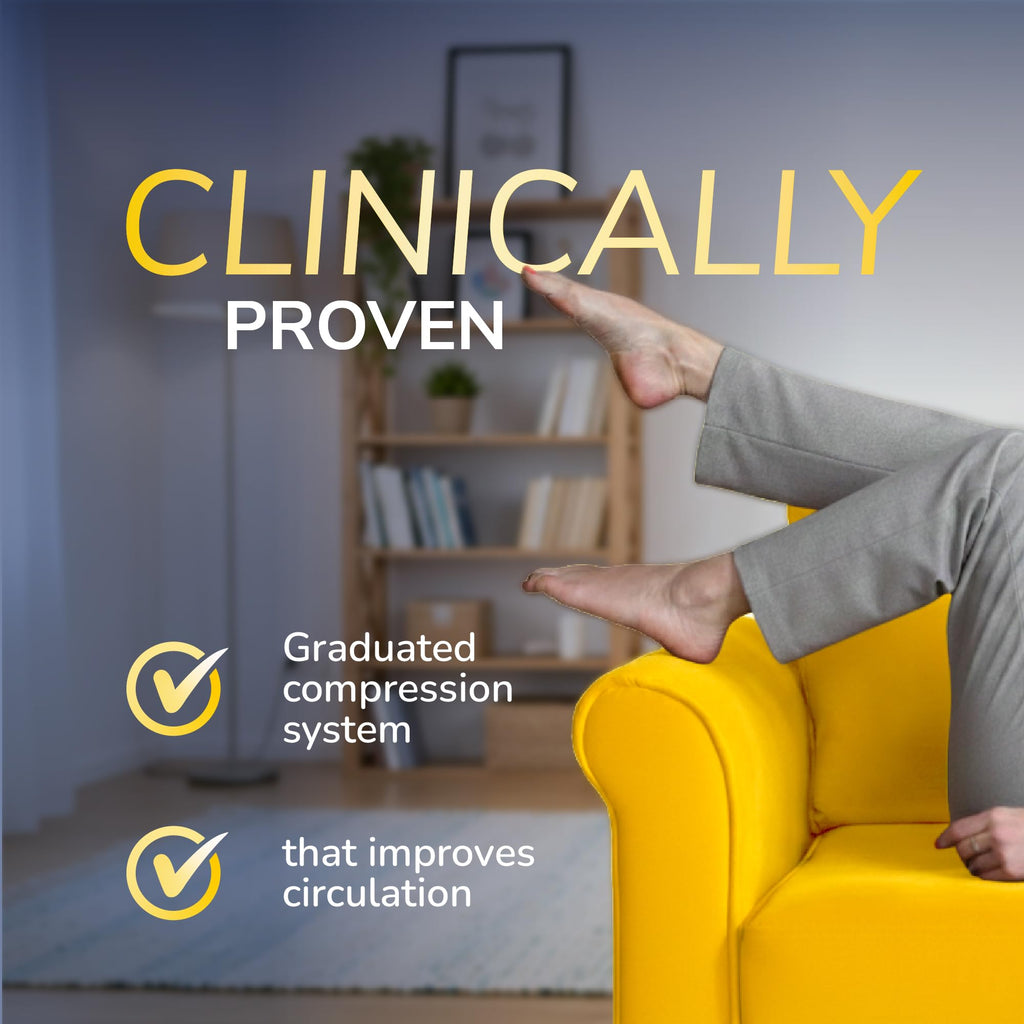 Dr. Scholl's Flight Socks - Clinically Proven Compression Socks for Flight Travel - Help Prevent Swollen Ankles and Deep Vein Thrombosis