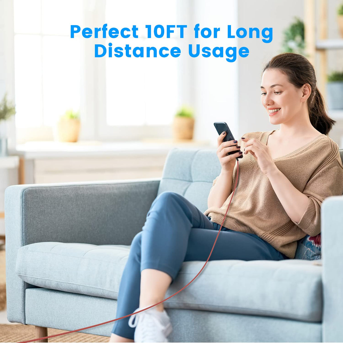 Ofuca USB C Charger Cable,3Pack 6FT/1.8M USB A to USB C Cable