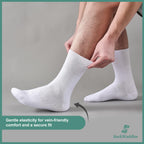 SockWaddles Diabetic Socks for Men & Women, 6 Pairs, Soft Loose Top