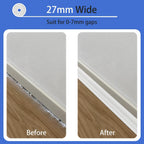 Zayejod PVC Quadrant Trim Laminate Beading Self Adhesive Matte White