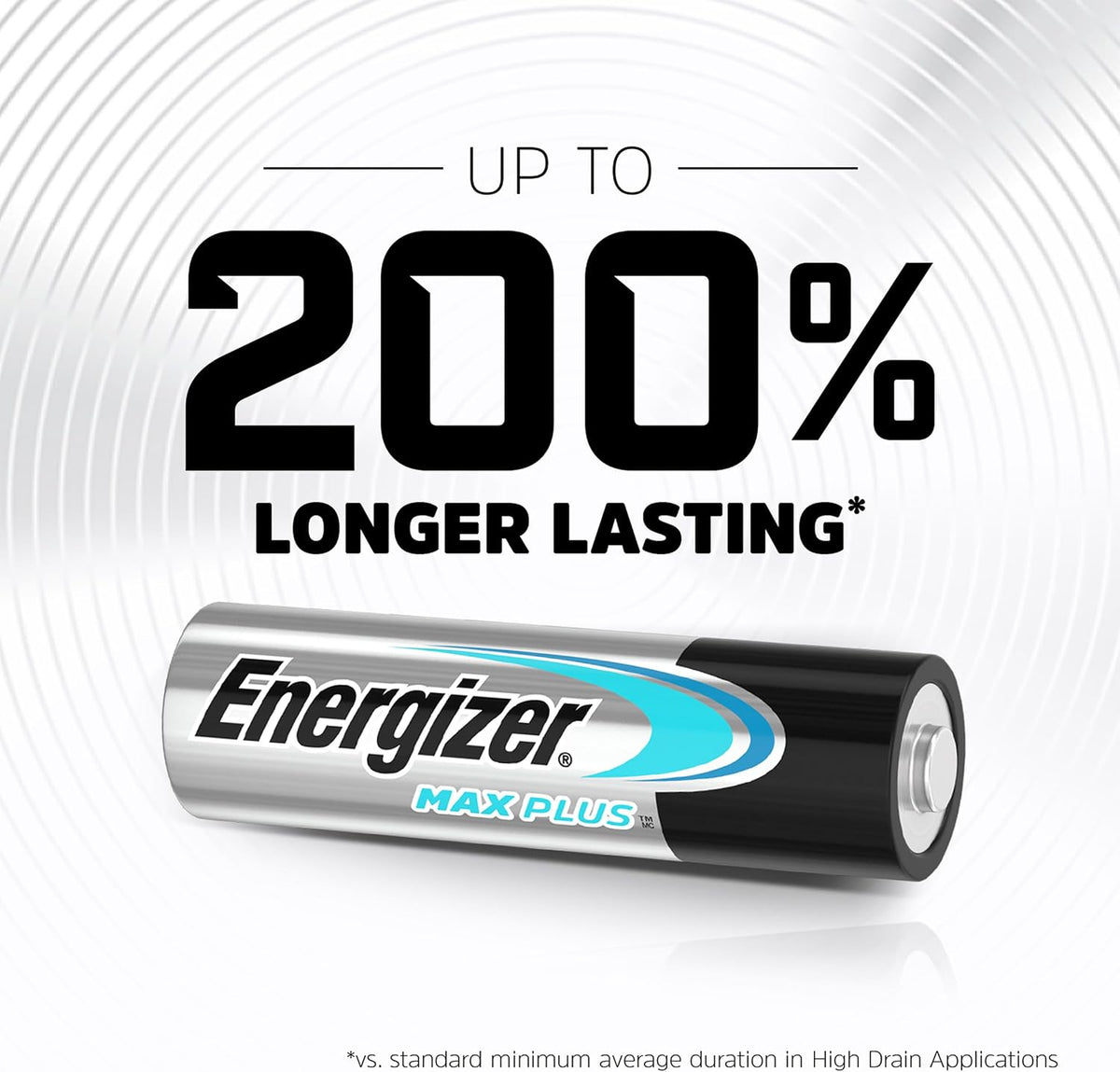 Energizer Max Plus AA Batteries (10 Pack) 200% Longer Lasting