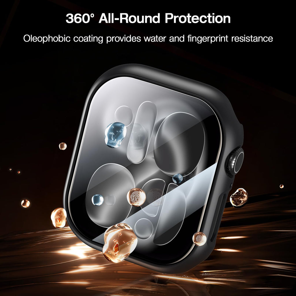LK 6 Pack Screen Protector for Apple Watch Series 9 8 7 41mm/Series SE 6 5 4 40mm, Screen Protector Compatible for Apple Watch 40/41mm, High Definition, Bubble Free, Clear Flexible TPU Film