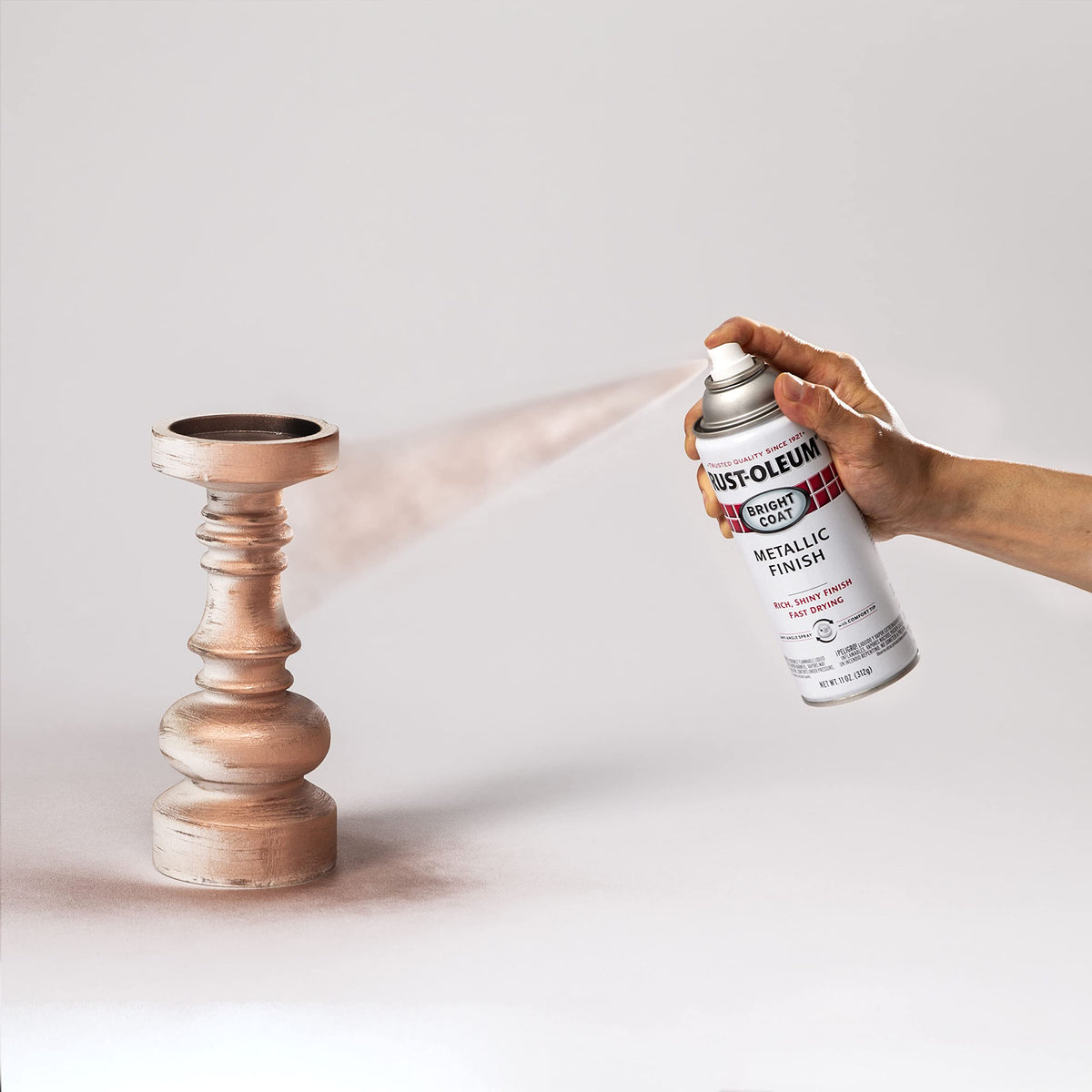 Rust-Oleum Stops Rust Bright Coat Metallic Spray Paint, Aluminum