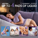 MOLLIS Disposable Period Pants Heavy Flow, Postpartum Underwear L/XL 16 Ct