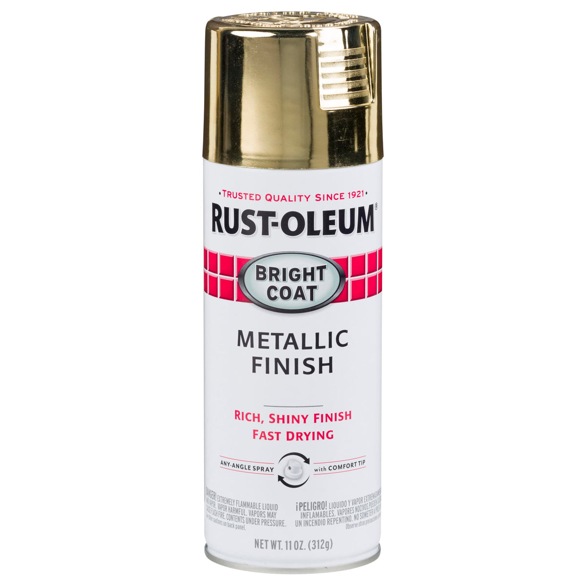 Rust-Oleum Stops Rust Bright Coat Metallic Spray Paint, Aluminum