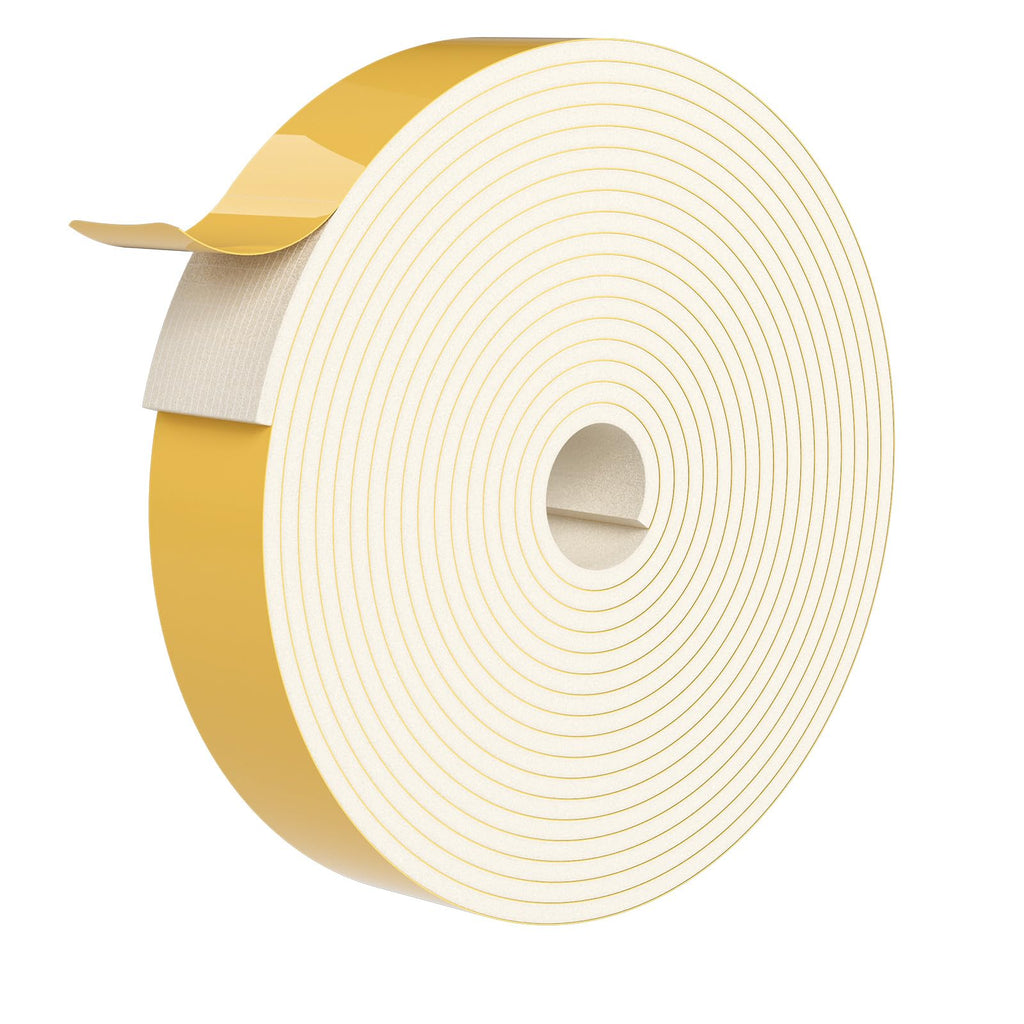 EVA Weather Stripping Foam Insulation Tape with Adhesive Foam Door Seal Weather Strip for Door Frame/Window/Gaps/Insulation/Buffer