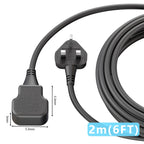 1 Meter Short Extension Lead Single Plug Socket Power Cable 13 Amp Extension Cord Electrical Socket Black