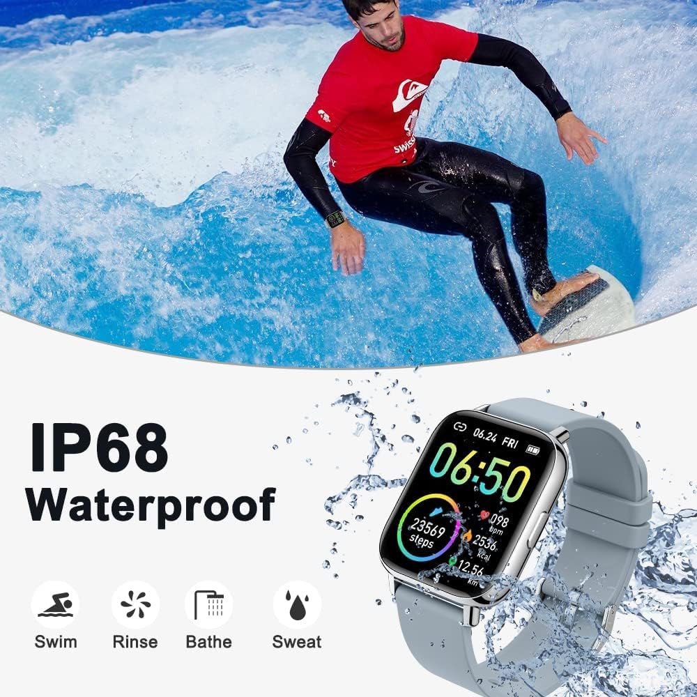 Motast Smart Watch, Fitness Tracker 1.69'' HD for Men Women