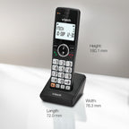 VTech EA5001 DECT Cordless Phone with Nuisance Call Blocker,Easy-to-Read Backlit Display,Landline Phone with 18 Hours Talk-time,Volume Booster,Handsfree Speakerphone,Speed Dial,2-Handset