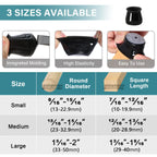 Ansible 24 Pcs Chair Leg Floor Protectors Round