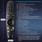 for JVC-TV-Remote-Control, Universal Replacement RM-C3338 for JVC Smart TV