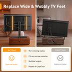 PERLEGEAR Universal Swivel TV Stand for 24-60 inch TVs up to 45kg