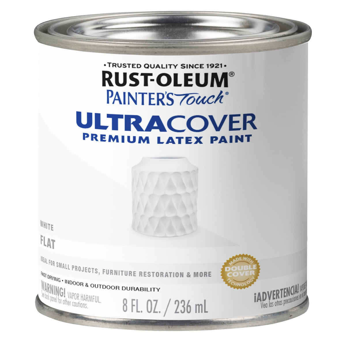 Rust-Oleum Painter's Touch Latex Brush-On Paint, Flat Black
