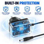 65W Laptop Charger Compatible with Microsoft Surface Pro Laptop Book Go