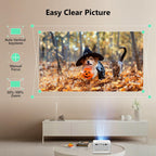 Yoton Y3 Mini Projector, 317g Ultra-Portable, 360° Rotating, Auto Keystone