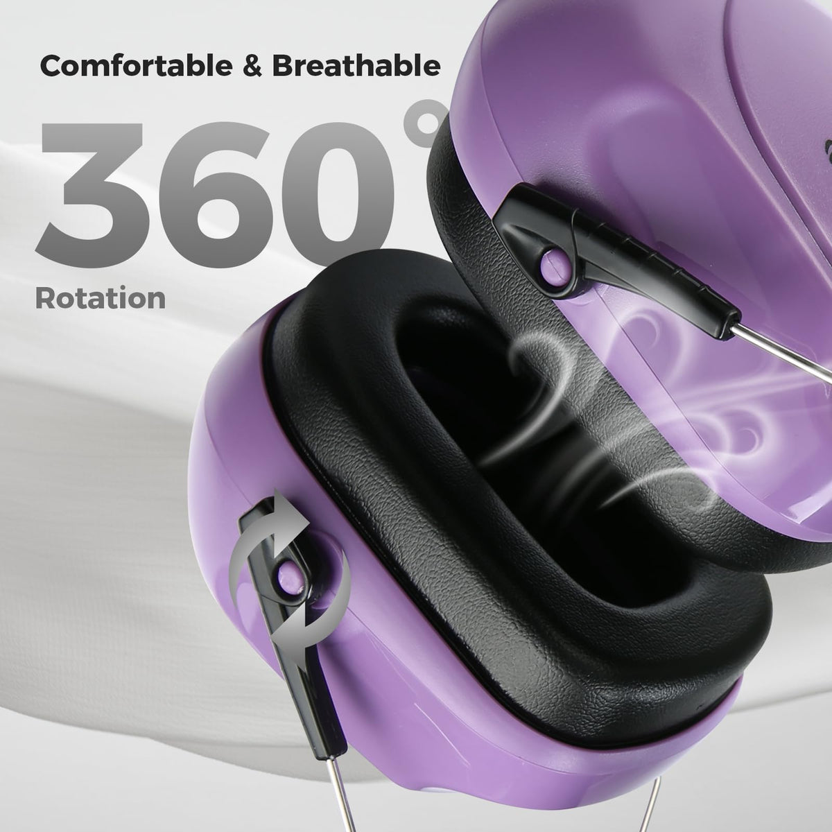 ProCase Hearing Protection Ear Muffs SNR 33dB, Noise Cancelling Headphones
