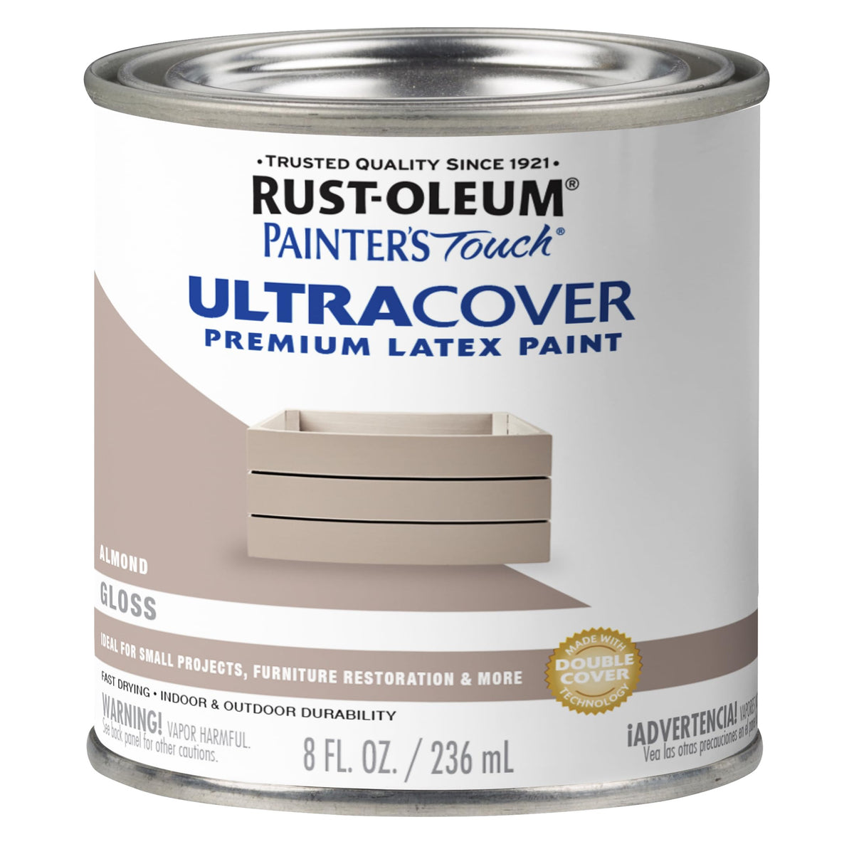 Rust-Oleum Painter's Touch Latex Brush-On Paint, Flat Black