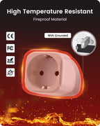 LENCENT 2 Pack EU to UK Plug Adapter