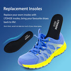 Memory Foam Insoles for Men and Women, Cushioned Shoe Insoles for Running Shoes, Trainers, Work Boots and Walking Shoes, Shock Absorbing Foot Pain Relief Comfort Inner Soles UK Size 3 to 12