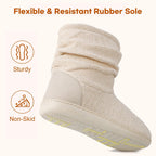 LongBay Women Slipper Boots Warm Memory Foam Indoor Outdoor House Shoe Gift