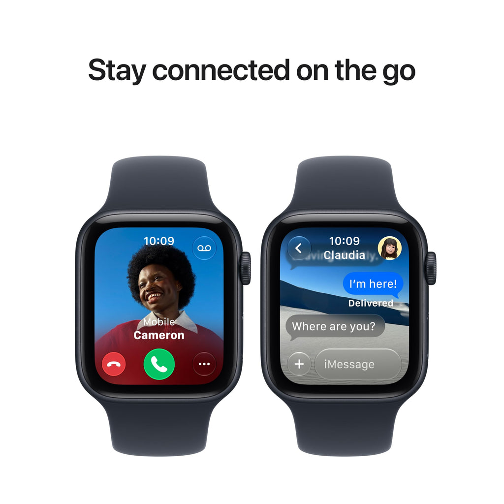 Apple Watch SE 3 GPS 40mm Smartwatch with Starlight Aluminium Case with Starlight Sport Band S/M. Fitness and Sleep Trackers, Heart Rate Monitor, Always-On Display, Water Resistant