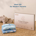 Next to Me Crib Sheets 83x50 cm Fitted 2 Pack Bedside Crib Sheets