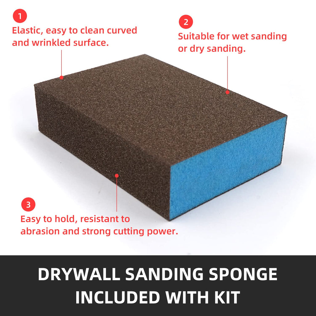 Drywall Repair Kit, 2-Pack Wall Mending Agent, Wall Spackle with Tools