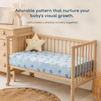 Next to Me Crib Sheets 83x50 cm Fitted 2 Pack Bedside Crib Sheets