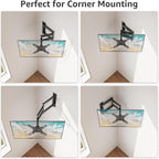 MOUNTUP 550 mm Long Arm TV Wall Bracket for 14–42 Inch TVs & Monitors