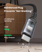 INIU USB C Charger Cable, [2m] USB A to USB C Charging Cable 3.1A