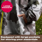 OHS Adults Drying Robe, Water-Resistant Changing Robe Gifts for Women Comfy Sherpa Privacy Robes for Women Men, Stay Dry Jacket Swimming Camping Drying Robes - S/M, L/XL