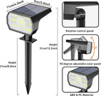 NYMPHY Solar Lights Outdoor Waterproof - 4 Pack (Cool White)