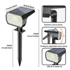 NYMPHY Solar Lights Outdoor Waterproof - 4 Pack (Cool White)