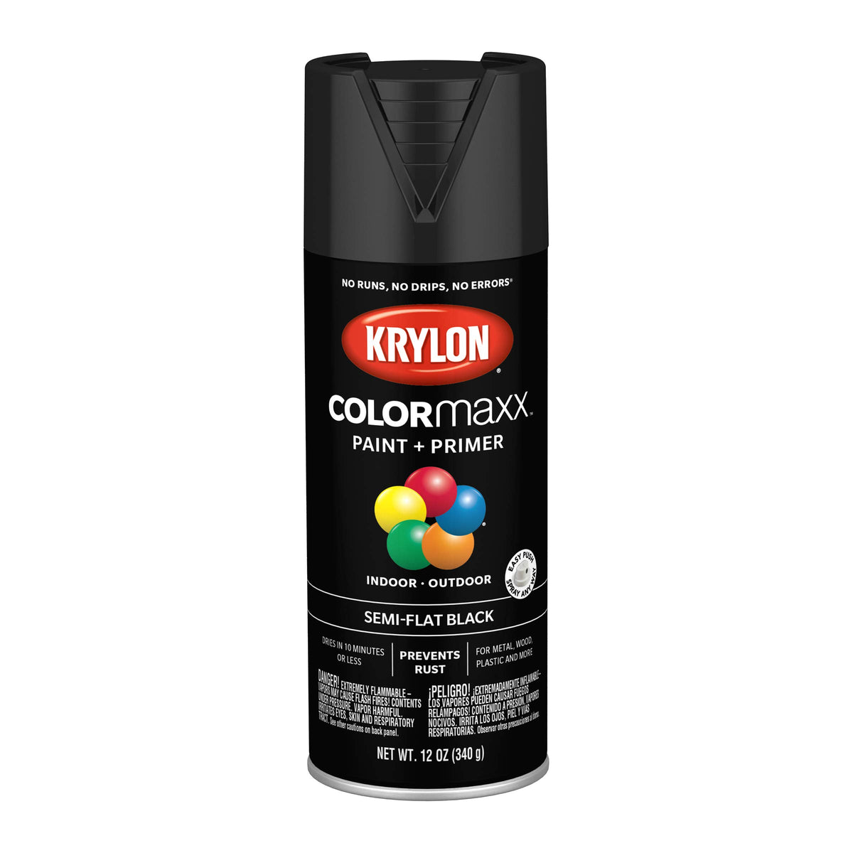 Krylon ColorMaxx 12 Oz. Gloss Spray Paint, Pumpkin Orange - 1 Each