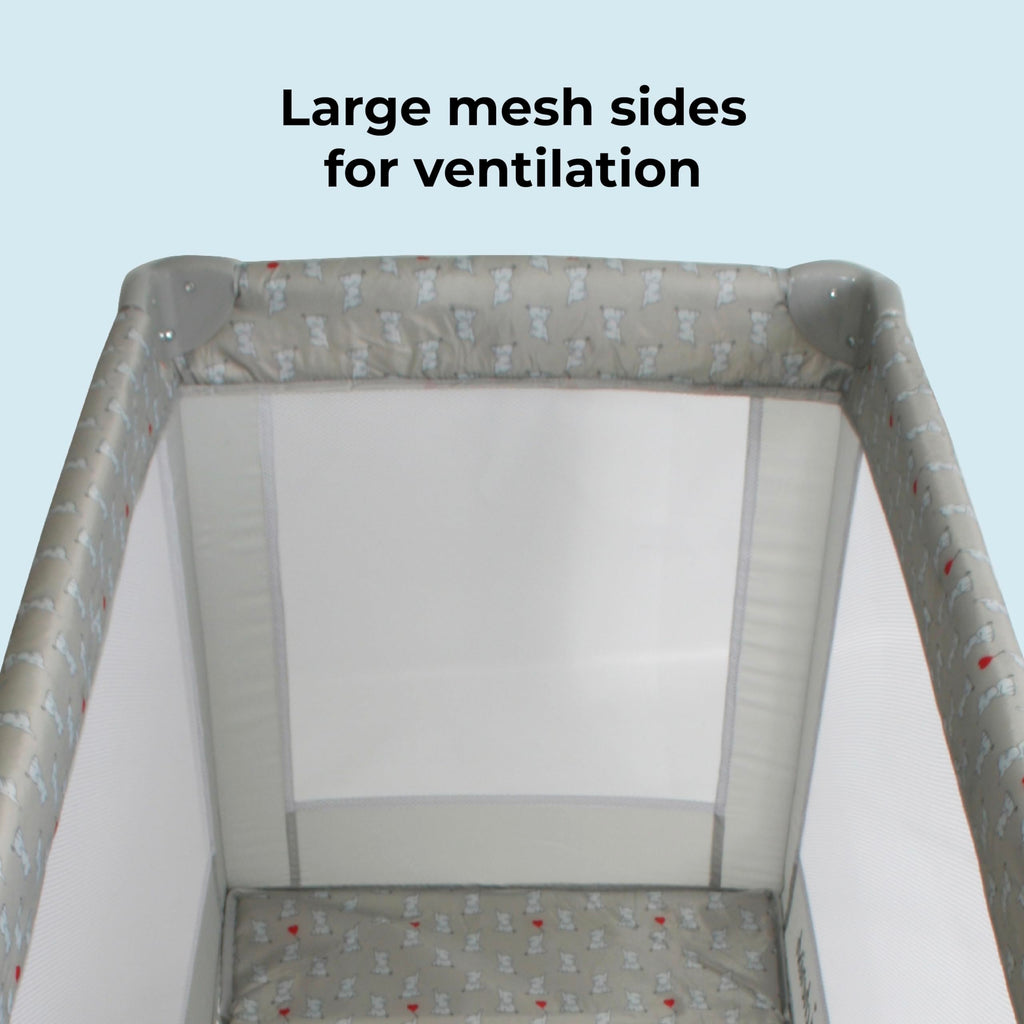 My Babiie MBTC1 Travel Cot from Birth to 15kg - Blush Pink