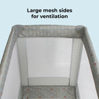 My Babiie MBTC1 Travel Cot from Birth to 15kg - Blush Pink