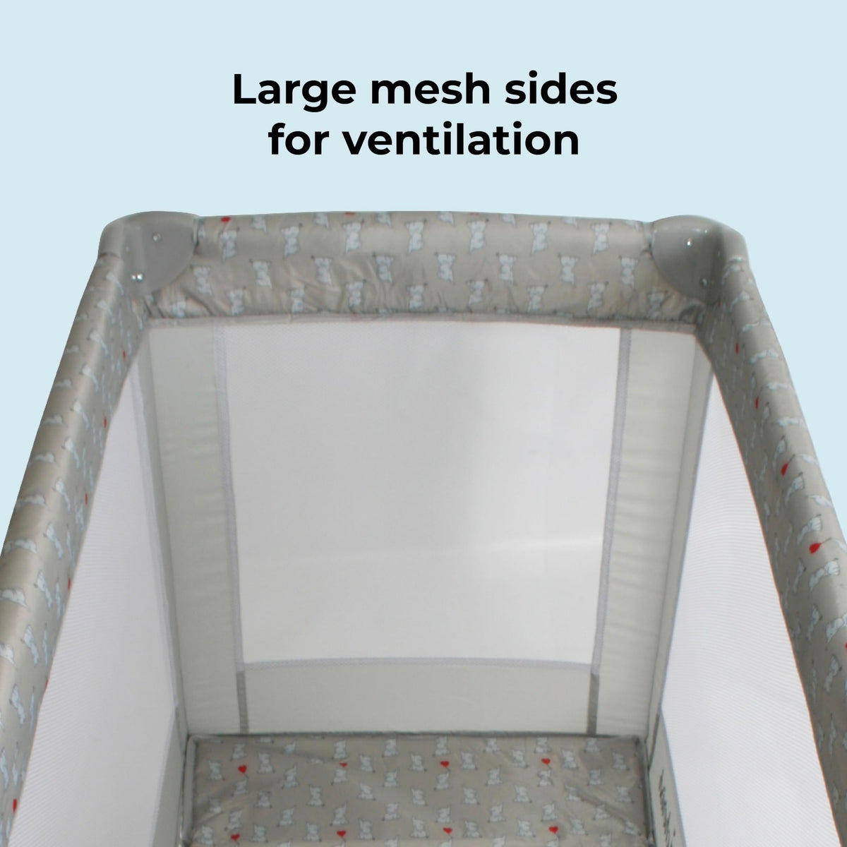 My Babiie MBTC1 Travel Cot from Birth to 15kg - Blush Pink