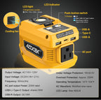 Azocek 220W Power Inverter Compatible with Dewalt 20V Battery