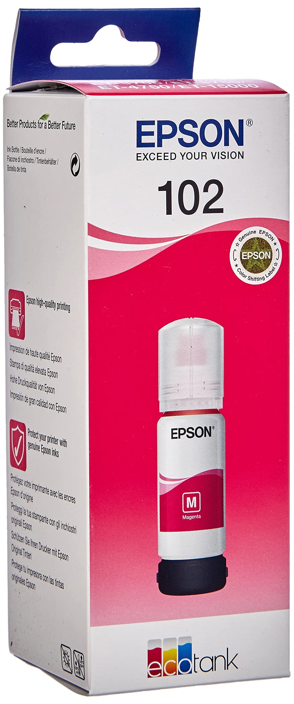 Epson EcoTank 102 Genuine Multipack Ink Bottles