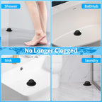 Aluvor Shower Drain Hair Catcher Bathtub Drain Cover Sink Drain Protector