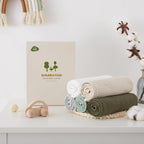 Susurration Muslin Cloths for Baby, 100% Cotton Baby Muslin Squares Cloths for Newborn Boy and Girl, Soft, Breathable and Extremely Absorbent Baby Muslin Burp Cloths, 60 x 60 cm, 5 Pack