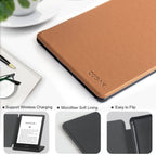 CoBak Case for 6" Kindle 11th Generation 2024 and 2022, Premium PU Leather Smart Cover with Auto Sleep/Wake for Kindle, Black