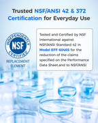 Waterdrop ADQ747935 Refrigerator Water Filter and Air Filter, 3 Combo
