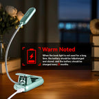 VAVOFO Rechargeable Reading Light, Clip on Book Light for Reading in Bed